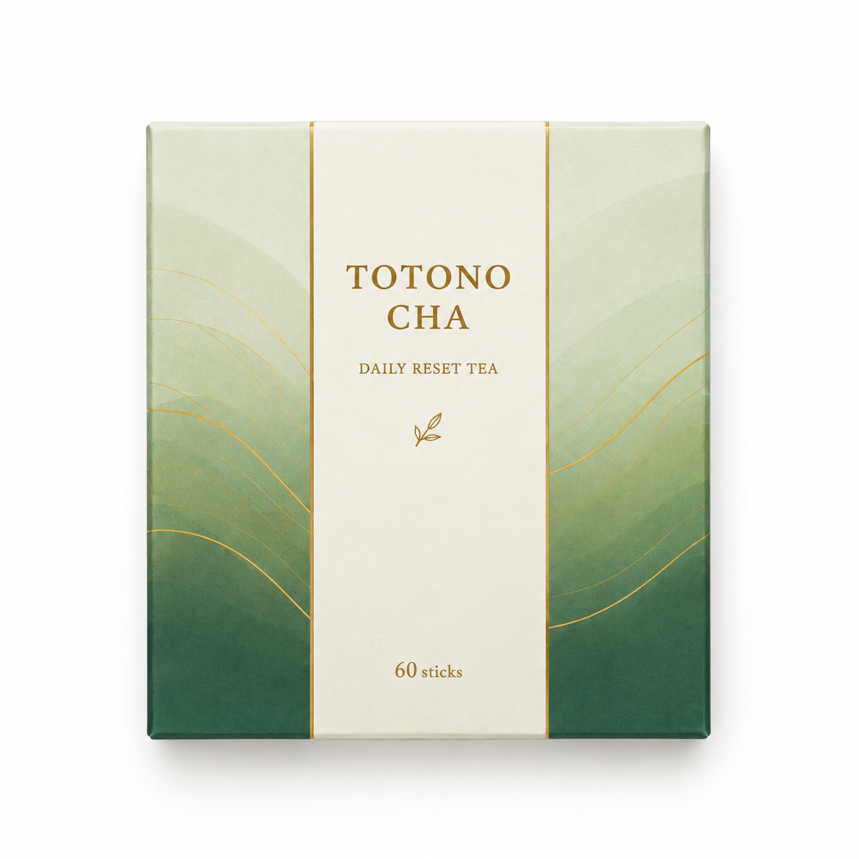 真上から撮影したTOTONO CHAのパッケージ